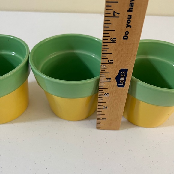 Yellow and Green Flower Pot Set - Picture 4 of 7